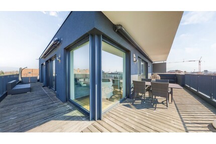 Exklusives Penthouse mit Alpenblick – stilvolles Wohnen nahe Salzburg - voll möbliert - Freilassing