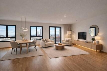 Exklusive 4-Zimmer-Wohnung mit Terrasse & Weitblick - modernes Wohnen im Orbit - Mannheim Käfertal