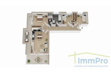 Wohnung zum Mieten in Ebhausen 1.350,00 € 107 m²