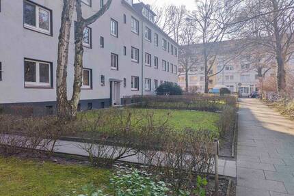 2 Zimmer in Barmbek ab 01.07.26 frei lieferbar im EG rechts (46qm) + eigener großer Garten (44qm) - Hamburg Barmbek-Nord