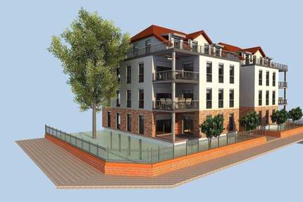 Grundstück für 2 Stadthäuser mit je 4 WE + Tiefgarage im Villenviertel von Markkleeberg - Straßenbahn + See fußläufig zu erreichen (Neubauprojekt)!