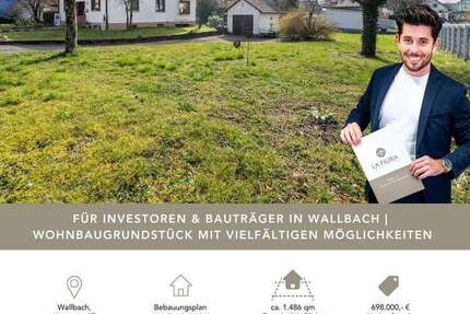 Grundstück zu verkaufen in Wallbach 698.000,00 € 1486 m²