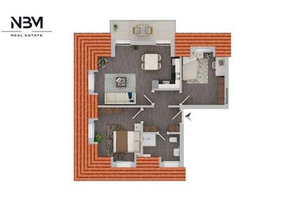 Wohnung zum Mieten in Oranienburg 1.216,00 € 64 m²