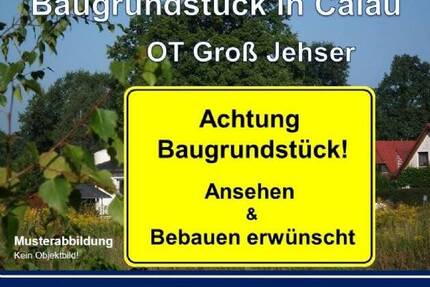Tiny Haus!? - Baugrundstück zwischen Calau und Luckau - OT Groß Jehser