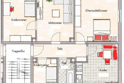 4 Zimmer Wohnung mit 80qm in Viechtach - Zentrum - zu vermieten