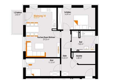 Wohnung zum Kaufen in Füssen 535.000,00 € 83.32 m²