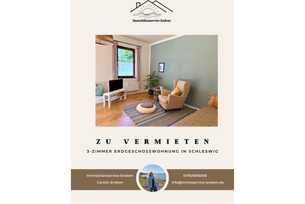 Wohnung zum Mieten in Schleswig 800,00 € 90 m²