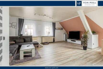 Großzügige Dachgeschosswohnung mit Loggia, Sauna und Garage - Viernheim