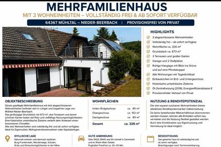 Mehrgenerationenhaus oder Kapitalanlage - Mühltal