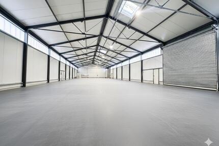 Erstbezug Kirchheim: Stützenfreie Gewerbehalle mit Büro – Direkt an B16 A96 - Kirchheim In Schwaben
