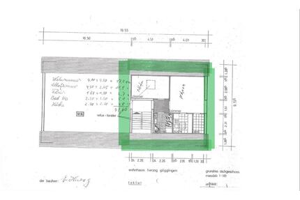 Möblierte Single-Wohnung im DG - 720,00&nbsp;EUR Kaltmiete, ca.&nbsp; 40,00&nbsp;m&sup2; in Ulm (PLZ: 89079) Donautal