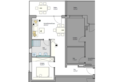 Wohnung zum Kaufen in Friedrichshafen 432.900,00 € 60.45 m²
