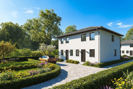 Inkl. Grundstück: Energieeffiziente Neubau-Doppelhaushälfte mit Keller Berlin-Bohnsdorf