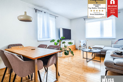 Zentral gelegene 3-Zimmer Wohnung mit Balkon - Würzburg Altstadt