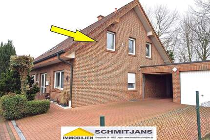 Helle 3 Zimmer Wohnung im DG im Zweifamilienhaus mit Balkon und Garage - Freren