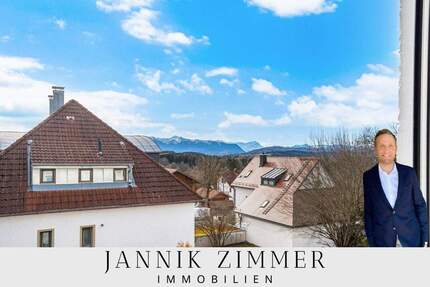 Raum für Ihre Ideen - gepflegte 3-Zimmer Altbauwohnung mit Loggia und Blick in die Alpen - Penzberg Heinz