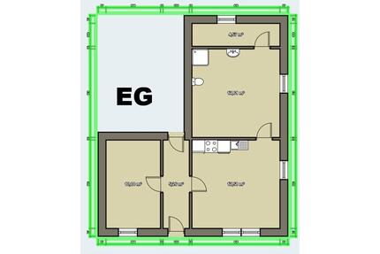 2 Zimmer Erdgeschoss Wohnung in Kreuztal-Fellinghausen
