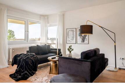 Modernisierte 3 Zimmerwohnung mit Balkon und Stellplatz - Mörfelden-Walldorf