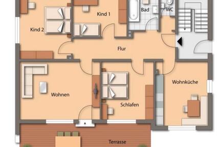 Frisch renovierte 4,5 Zimmer Wohnung mit Garten - Pyrbaum