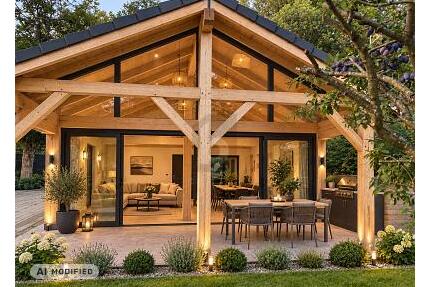 EXKLUSIVES HOLZ-CHALET MIT GARTEN UND TERRASSE - Halver