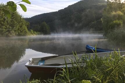 Auszeit am See: Blockhaus, Ferienhaus, Ferienwohnung inkl. Angeln - Fischbach bei Dahn