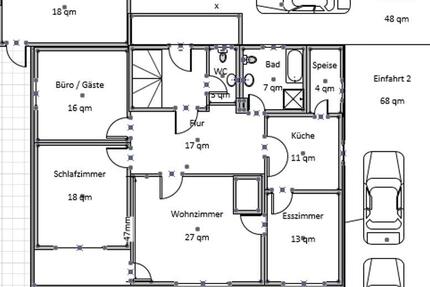 Erdgeschosswohnung 110 qm plus 18 qm Terrasse und 350 qm Garten - Sünching