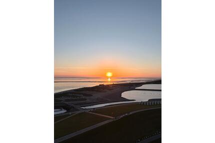 Ferienwohnung an der Nordsee in Büsum mit Meerblick