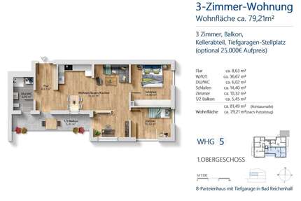 Wohnung zum Kaufen in Bad Reichenhall 515.000,00 € 79.21 m²