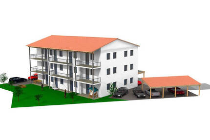 *** 3-Zimmer im EG mit Terrasse und Garten - Neubau KfW 40 Effizienzhaus mit 9 WE *** - Krumbach
