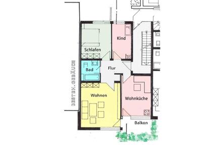 3-Zimmer-Wohnung mit Stellplatz in Zeil am Main zu vermieten
