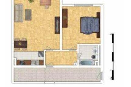 2-Zimmer-Wohnung in Würzburg, Heuchelhof – frei ab Dezember 2026