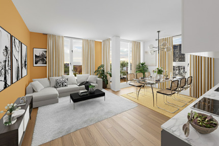 Familienwohnung mit Balkon und Grünblick - Falkensee