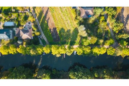 Wassergrundstück mit 10.000 qm! 2-3 Bauplätze in erster Wasserreihe! - Genthin