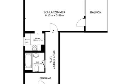 1-Zimmer-Wohnung Westliche Höhe - Flensburg Fruerlund