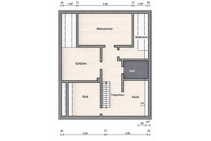 82 m² Obergeschosswohnung – Erstbezug nach Sanierung - Detern