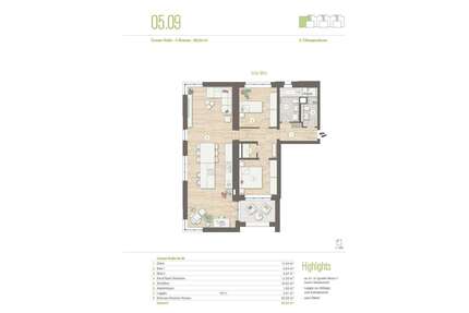 Wohnung zum Mieten in Wustermark 1.345,00 € 99.55 m²