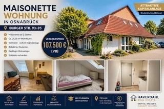 Top Maisonette Wohnung Top Lage Top Rendite - Osnabrück Nahne