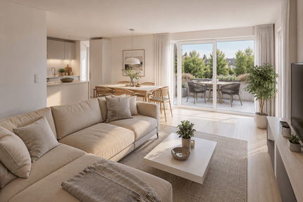 10% Rabatt bis August! Neubauprojekt „Panoramablick“ 3,5 Zi. Wohnung mit Balkon Aufzug & TG - Göggingen