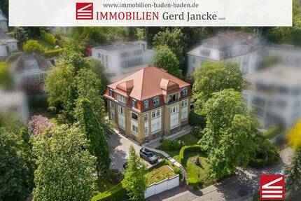 Denkmalgeschütztes Wohnjuwel, exklusive 210 m² Villenetage mit Liftzugang, Garage, Balkon u. Loggia - Baden-Baden Innenstadt