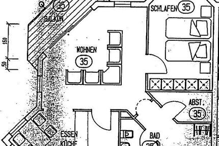 Helle 2,5 Zimmerwohnung mit Balkon und Stellplatz - Schrozberg