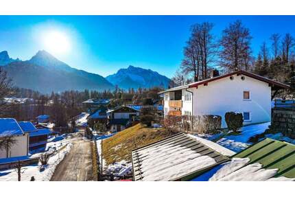 Wohnen über Berchtesgaden: 4-Familienhaus mit unverbaubarem Watzmannblick