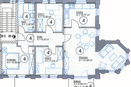 Wohnung zum Kaufen in Wilsdruff 345.000,00 € 95 m²