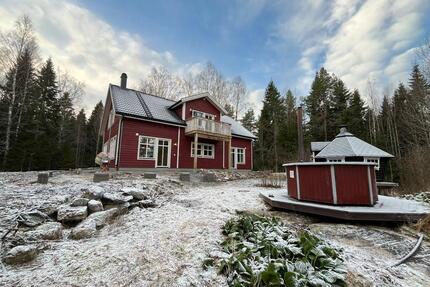 Ferienhaus Seeblick Schweden mit Motorboot Hot-Tub Grillhütte - Heitersheim