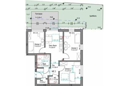 Neubau-Erstbezug in Münster-Roxel – 3 Schlafzimmer, WG-geeignet