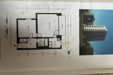 Wohnung in Treptow Köpenick - 550,00&nbsp;EUR Kaltmiete, ca.&nbsp; 48,00&nbsp;m&sup2; in Berlin (PLZ: 12487) Treptow-Köpenick