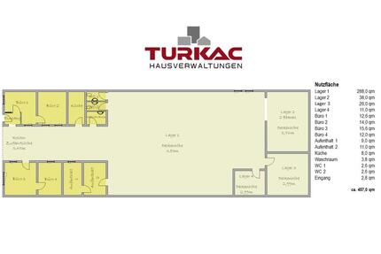 Asslar - Halle mit Büroräumlichkeiten und AufenthaltsräumeKüche - Aßlar
