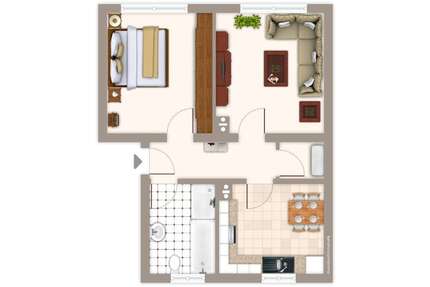 Wohnung zum Mieten in Mönchengladbach 479,00 € 49.75 m²