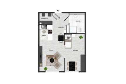 Wohnung zum Kaufen in Oedheim 143.900,00 € 41.27 m²