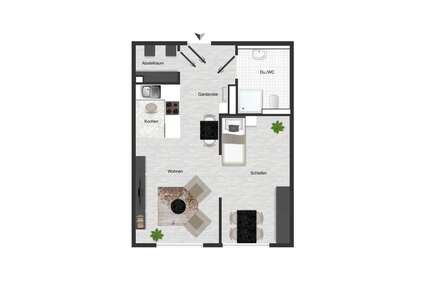 Wohnung zum Kaufen in Oedheim 144.000,00 € 41.27 m²