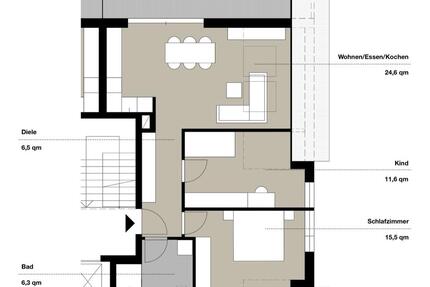 Neubau 3-Zimmerwohnung in Schelklingen zu kaufen